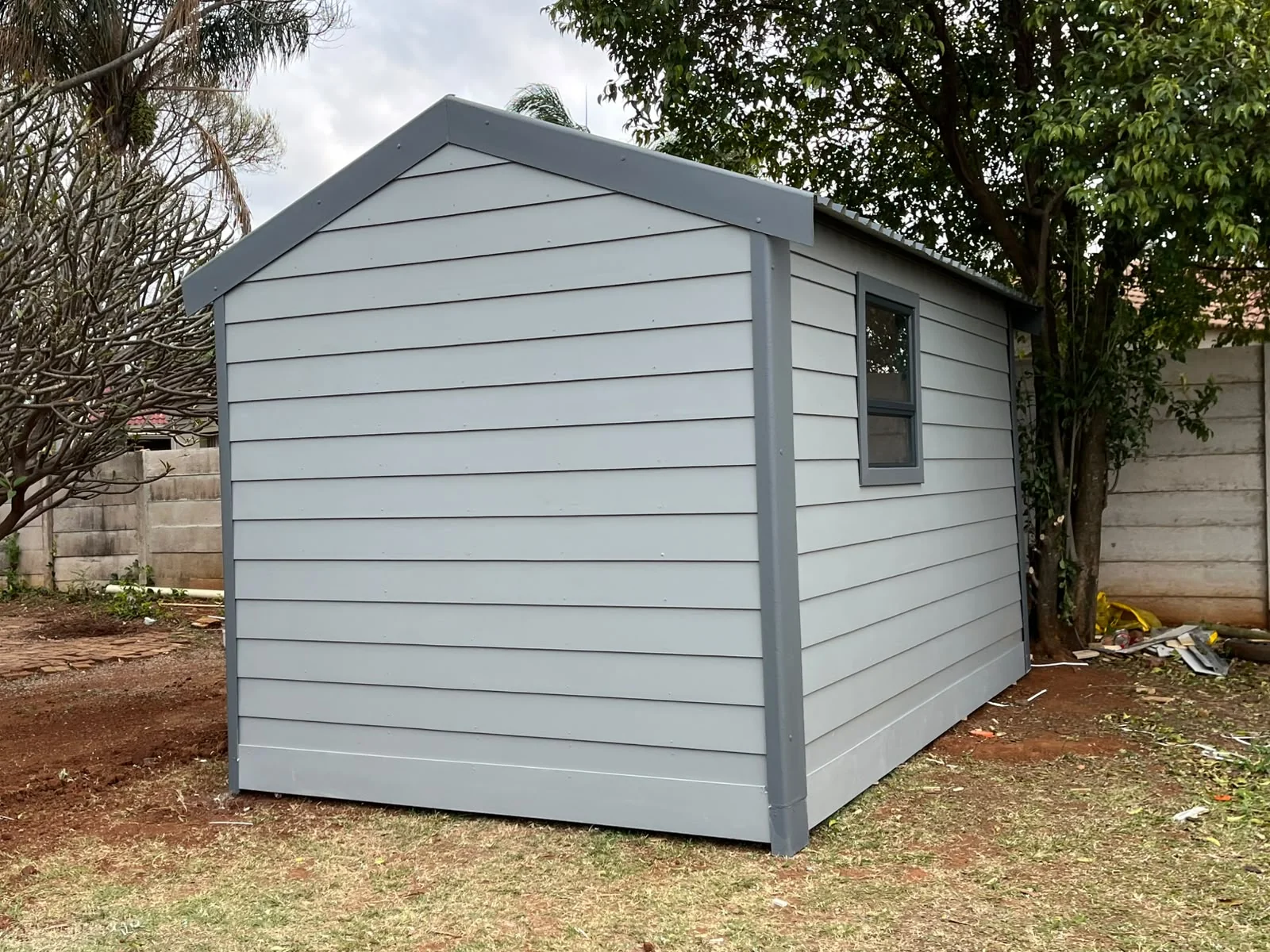 Grey small Nutec backyard Wendy house