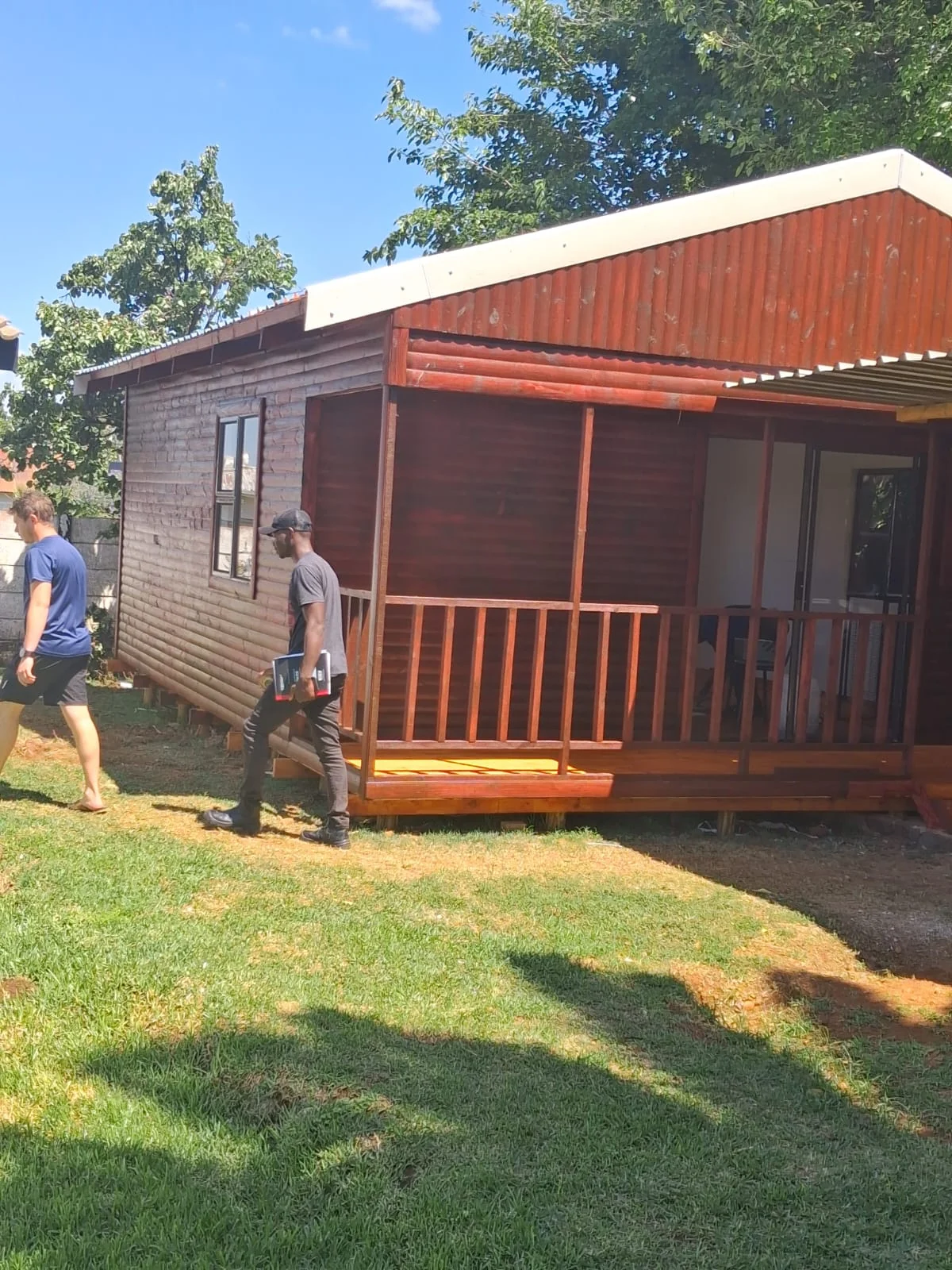 Wooden Wendy house office and veranda available in Pretoria