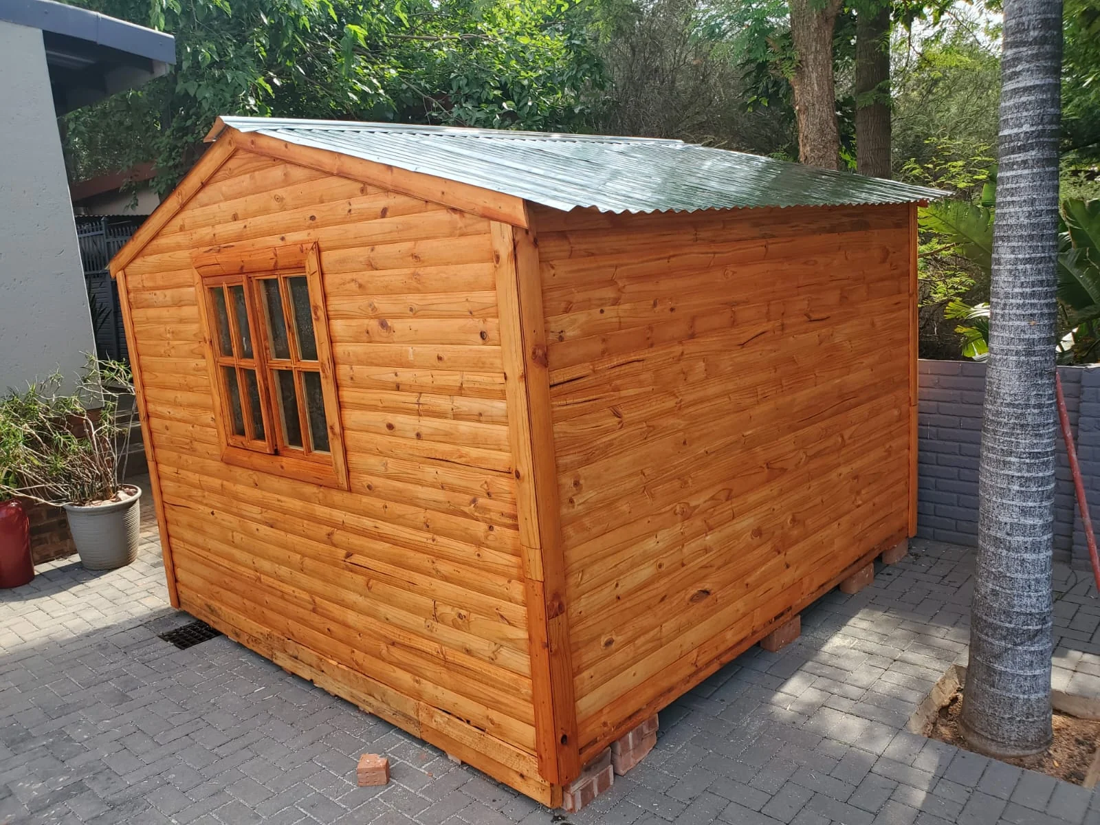 Wooden Wendy house garden storage shed