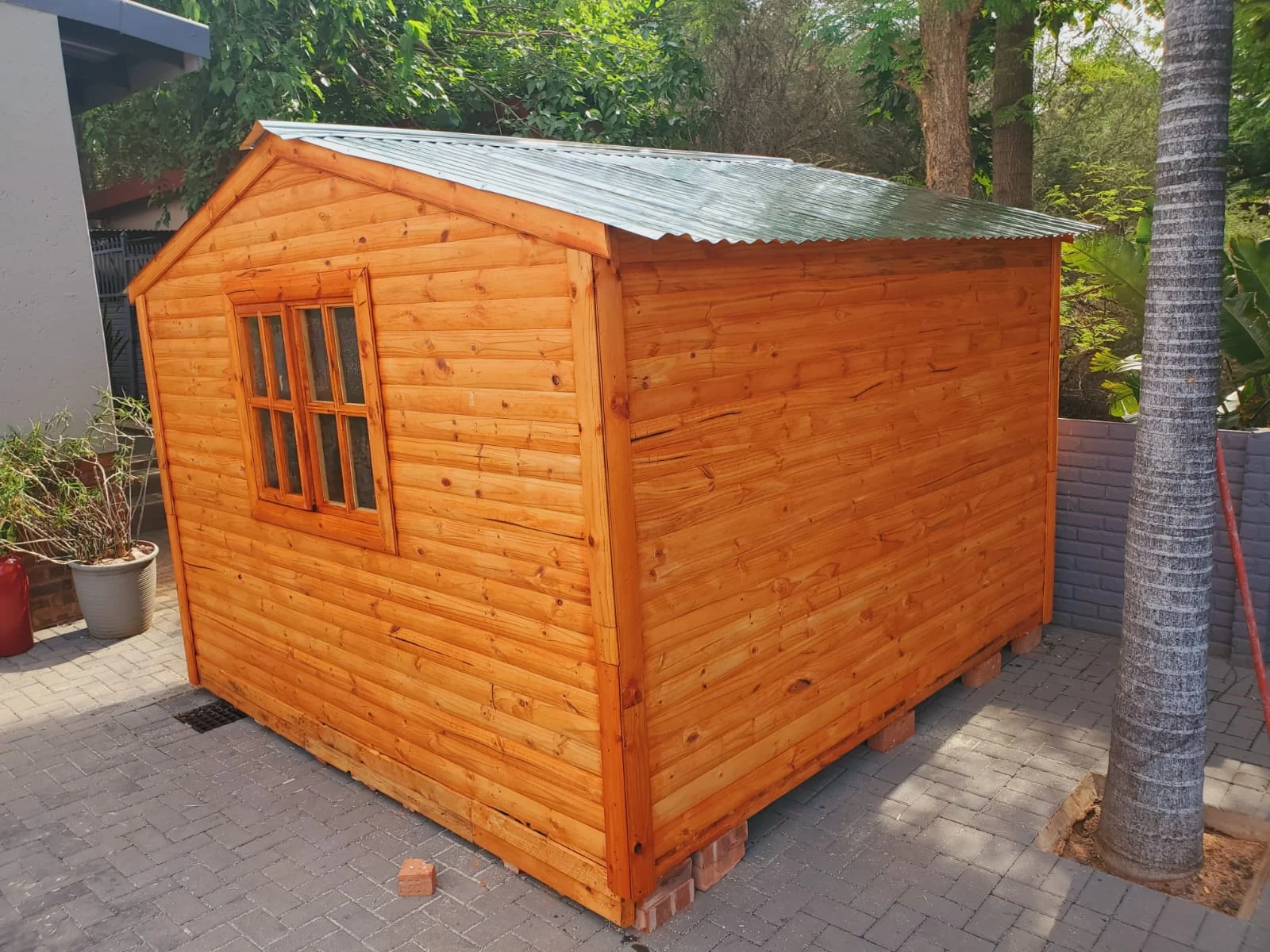 Wooden Wendy house storage shed
